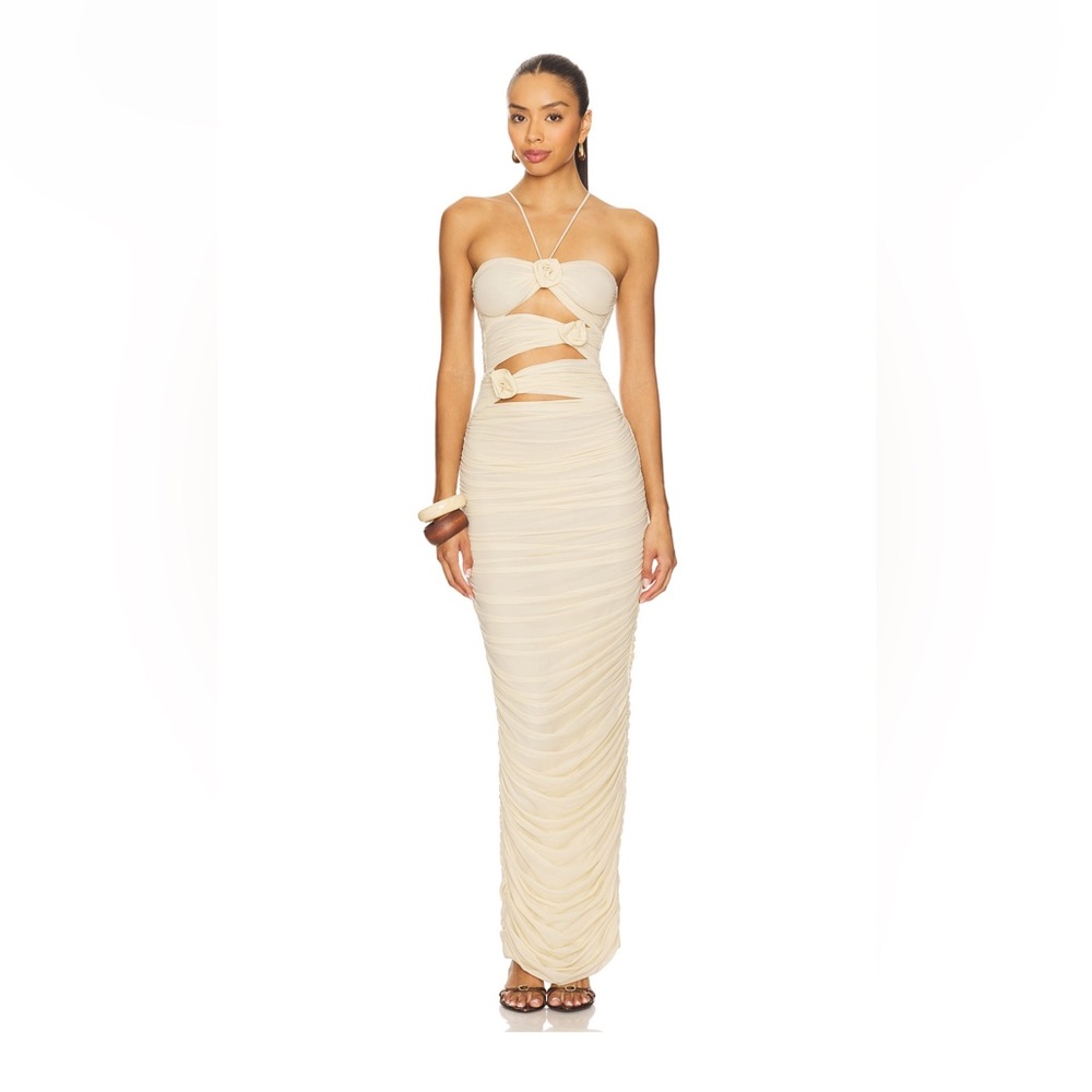 MAYGEL CORONEL VERANERA DRESS IN MACADAMIA, ONE SIZE